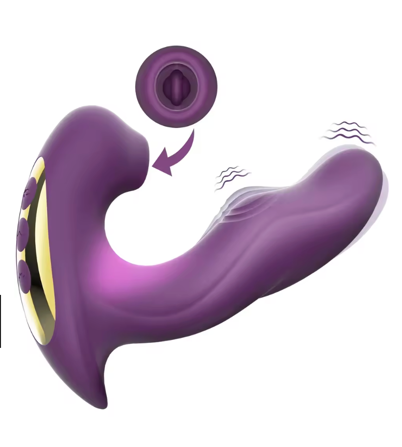 3 in 1 Clitoral Sucking Vibrator for Women