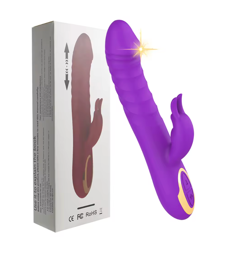 Thrusting Vibrator G Spot Stimulator Rabbit Massager